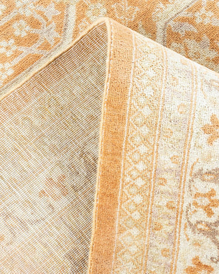 Traditional Mogul Brown Wool Area Rug 8' 1" x 10' 4" - Solo Rugs