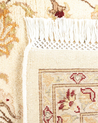 Traditional Mogul Ivory Wool Area Rug 8' 0" x 10' 1" - Solo Rugs
