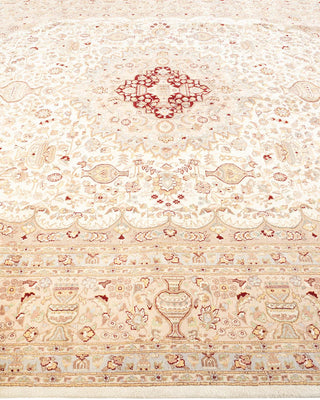 Traditional Mogul Ivory Wool Area Rug 8' 1" x 10' 2" - Solo Rugs