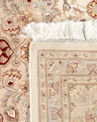 Traditional Mogul Ivory Wool Area Rug 8' 1" x 10' 2" - Solo Rugs