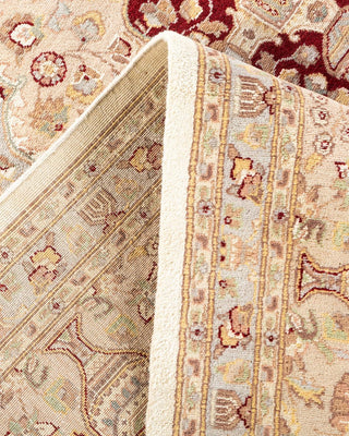 Traditional Mogul Ivory Wool Area Rug 8' 1" x 10' 2" - Solo Rugs