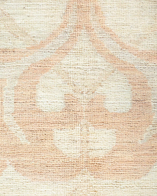 Contemporary Arts & Crafts Ivory Wool Area Rug 9' 1" x 11' 10" - Solo Rugs