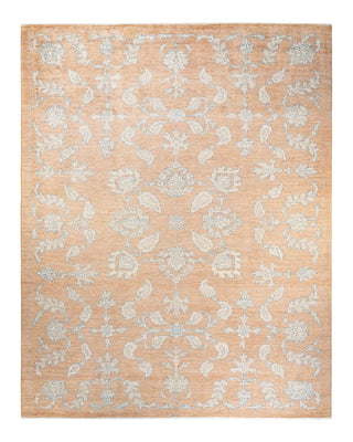 Traditional Oushak Beige Wool Area Rug 9' 6" x 11' 10" - Solo Rugs