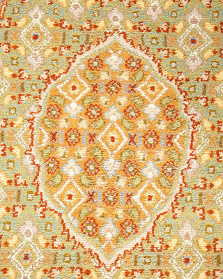 Traditional Mogul Brown Wool Area Rug 8' 3" x 10' 5" - Solo Rugs