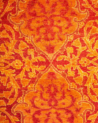 Traditional Mogul Orange Wool Runner 2' 7" x 6' 0" - Solo Rugs