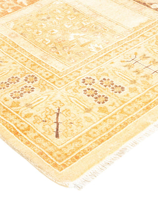 Traditional Mogul Ivory Wool Runner 3' 0" x 9' 2" - Solo Rugs