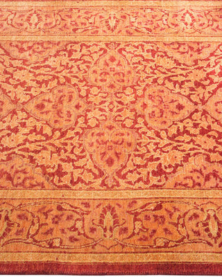 Traditional Mogul Orange Wool Area Rug 2' 8" x 4' 1" - Solo Rugs