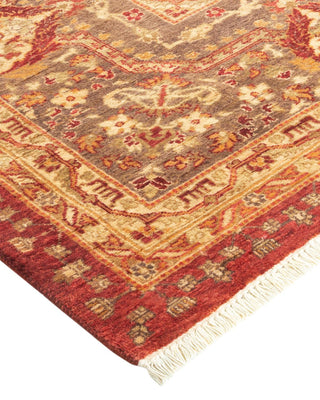 Traditional Mogul Red Wool Area Rug 8' 4" x 9' 8" - Solo Rugs