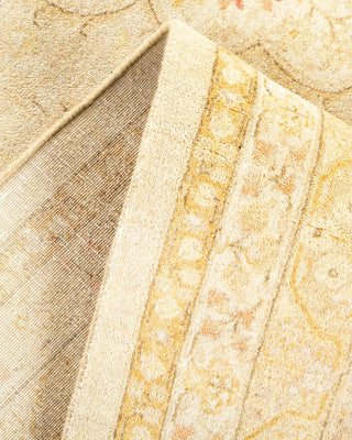 Traditional Mogul Ivory Wool Area Rug 8' 2" x 10' 6" - Solo Rugs