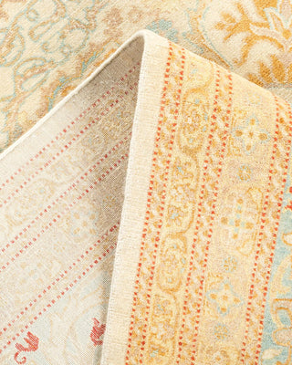 Traditional Mogul Ivory Wool Area Rug 8' 1" x 10' 5" - Solo Rugs