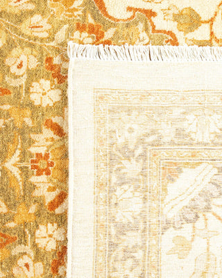 Traditional Mogul Ivory Wool Area Rug 8' 2" x 9' 10" - Solo Rugs