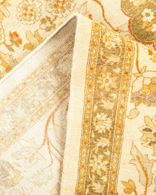 Traditional Mogul Ivory Wool Area Rug 8' 2" x 9' 10" - Solo Rugs