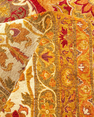 Traditional Mogul Red Wool Area Rug 8' 2" x 10' 1" - Solo Rugs
