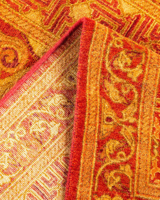 Traditional Mogul Orange Wool Runner 2' 6" x 10' 4" - Solo Rugs