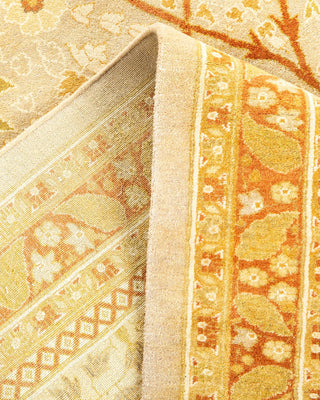 Traditional Mogul Ivory Wool Area Rug 8' 2" x 10' 5" - Solo Rugs