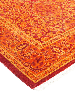 Traditional Mogul Orange Wool Runner 2' 9" x 13' 4" - Solo Rugs