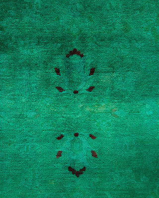 Fine Vibrance, One-of-a-Kind Handmade Area Rug - Green, 15' 6" x 12' 3" - Solo Rugs