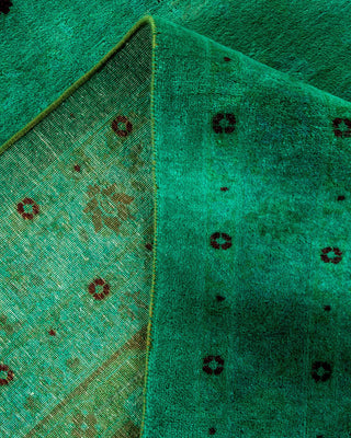 Fine Vibrance, One-of-a-Kind Handmade Area Rug - Green, 15' 6" x 12' 3" - Solo Rugs