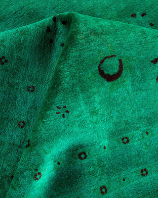 Fine Vibrance, One-of-a-Kind Handmade Area Rug - Green, 15' 6" x 12' 3" - Solo Rugs