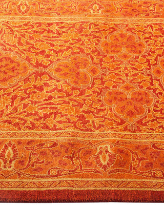 Traditional Mogul Orange Wool Runner 2' 7" x 13' 4" - Solo Rugs