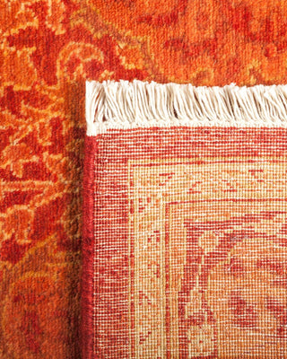 Traditional Mogul Orange Wool Runner 2' 7" x 13' 2" - Solo Rugs