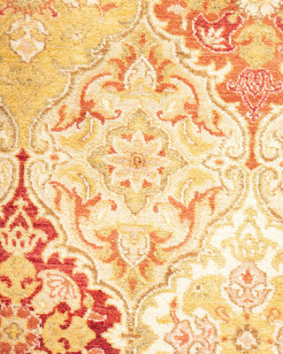 Traditional Mogul Ivory Wool Runner 2' 7" x 13' 8" - Solo Rugs