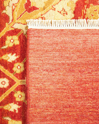 Contemporary Eclectic Red Wool Area Rug 8' 2" x 10' 0" - Solo Rugs