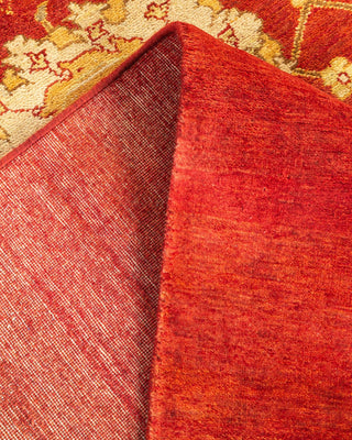 Contemporary Eclectic Red Wool Area Rug 8' 2" x 10' 0" - Solo Rugs