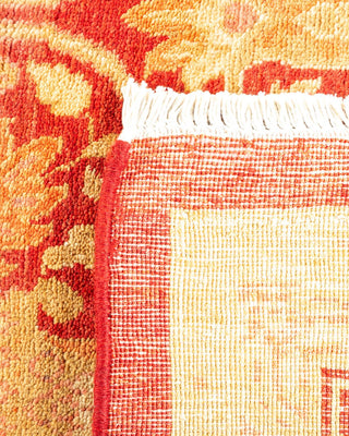 Contemporary Eclectic Red Wool Area Rug 8' 2" x 10' 1" - Solo Rugs