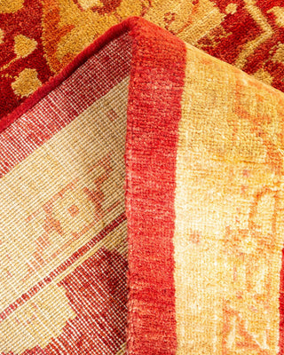 Contemporary Eclectic Red Wool Area Rug 8' 2" x 10' 1" - Solo Rugs