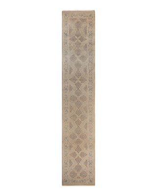 Traditional Mogul Brown Wool Runner 2' 7" x 14' 5" - Solo Rugs