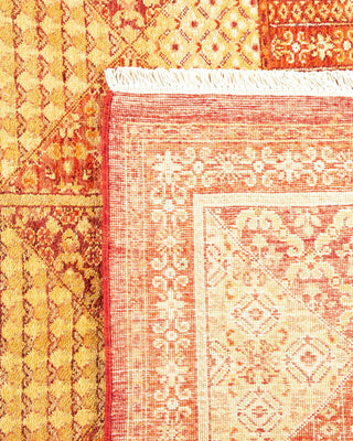Contemporary Eclectic Red Wool Area Rug 8' 3" x 9' 10" - Solo Rugs