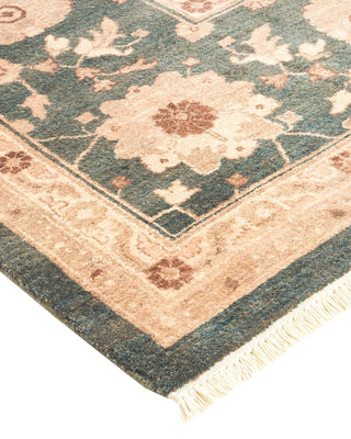 Contemporary Eclectic Black Wool Area Rug 9' 1" x 11' 10" - Solo Rugs