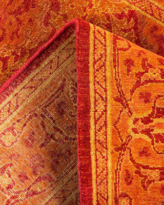 Traditional Mogul Orange Wool Runner 2' 7" x 5' 10" - Solo Rugs