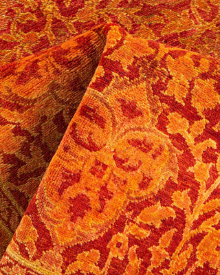 Traditional Mogul Orange Wool Runner 2' 7" x 5' 10" - Solo Rugs