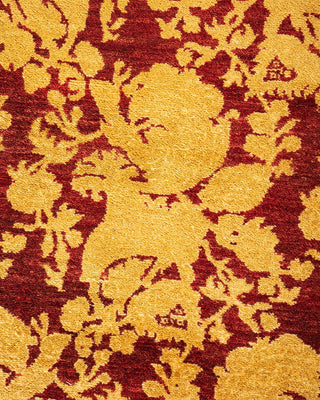 Traditional Mogul Red Wool Runner 2' 7" x 13' 1" - Solo Rugs