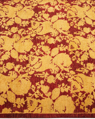 Traditional Mogul Red Wool Runner 2' 7" x 13' 1" - Solo Rugs
