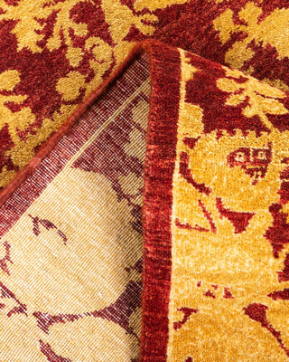 Traditional Mogul Red Wool Runner 2' 7" x 13' 1" - Solo Rugs