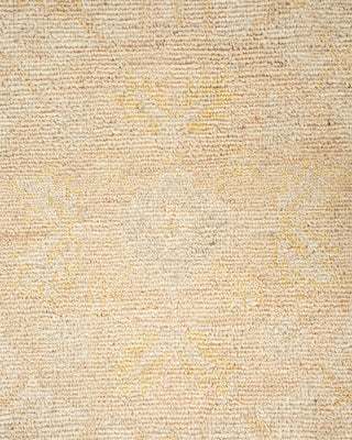 Traditional Khotan Ivory Wool Area Rug 8' 6" x 12' 10" - Solo Rugs
