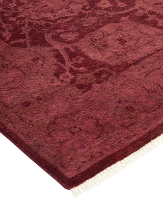 Contemporary Vibrance Red Wool Runner 2' 8" x 12' 3" - Solo Rugs
