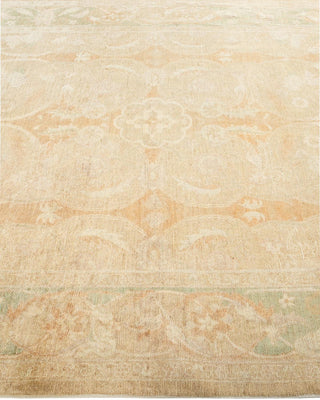 Contemporary Eclectic Ivory Wool Area Rug 6' 0" x 9' 1" - Solo Rugs