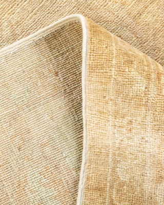 Contemporary Eclectic Ivory Wool Area Rug 6' 0" x 9' 1" - Solo Rugs