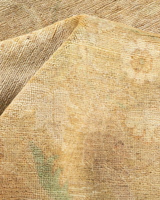 Contemporary Eclectic Ivory Wool Area Rug 6' 0" x 9' 1" - Solo Rugs