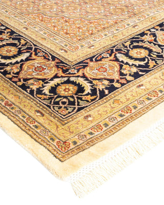 Traditional Mogul Ivory Wool Area Rug 8' 2" x 10' 5" - Solo Rugs