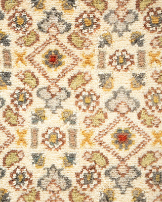 Traditional Mogul Ivory Wool Area Rug 8' 2" x 10' 5" - Solo Rugs