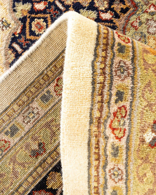 Traditional Mogul Ivory Wool Area Rug 8' 2" x 10' 5" - Solo Rugs