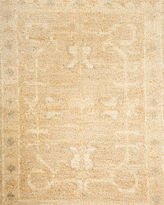 Contemporary Eclectic Ivory Wool Area Rug 8' 2" x 9' 10" - Solo Rugs
