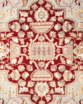 Traditional Mogul Ivory Wool Area Rug 8' 2" x 10' 3" - Solo Rugs