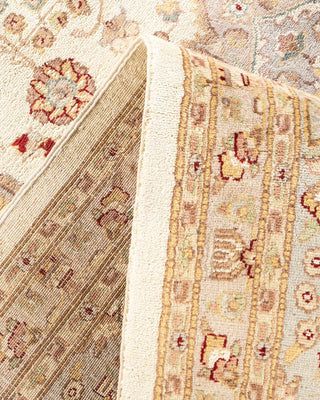 Traditional Mogul Ivory Wool Area Rug 8' 2" x 10' 3" - Solo Rugs