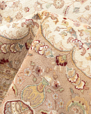 Traditional Mogul Ivory Wool Area Rug 8' 2" x 10' 3" - Solo Rugs